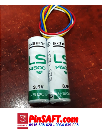 Saft 2LS14500, Pin nuôi nguồn Saft 2LS14500 lithium 3.6v 5200mAh, Xuất xứ Pháp 